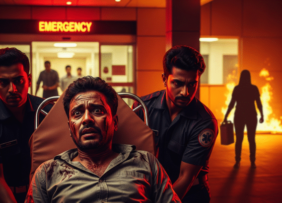 सिमडेगा में पत्नी ने पति पर पेट्रोल डालकर लगाई आग, युवक गंभीर हालत में अस्पताल में भर्ती |