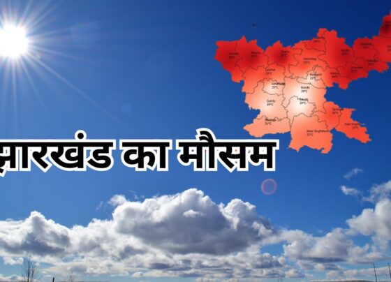 Jharkhand Weather Update: मॉनसून कमजोर, बढ़ेगी झारखंड में गर्मी – जानें अगले 3 दिनों का हाल |