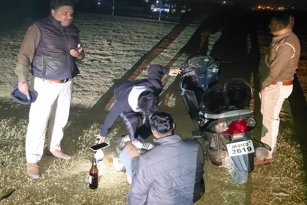 रांची में पुलिस की बड़ी कार्रवाई: शहरभर में अड्डेबाजों पर नकेल, 203 लोग हिरासत में |