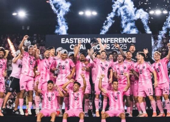 इंटर मियामी पहली बार MLS के फाइनल में पहुंचा:न्यूयॉर्क सिटी को 5-1 से हराया; कार्लोस अल्काराज मैच देखने स्टेडियम पहुंचे
