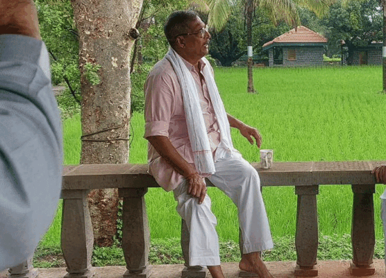 मल्हार पाटेकर ने शेयर की अजित पवार की तस्वीरें:नाना पाटेकर के फार्महाउस में दिखे पूर्व उपमुख्यमंत्री