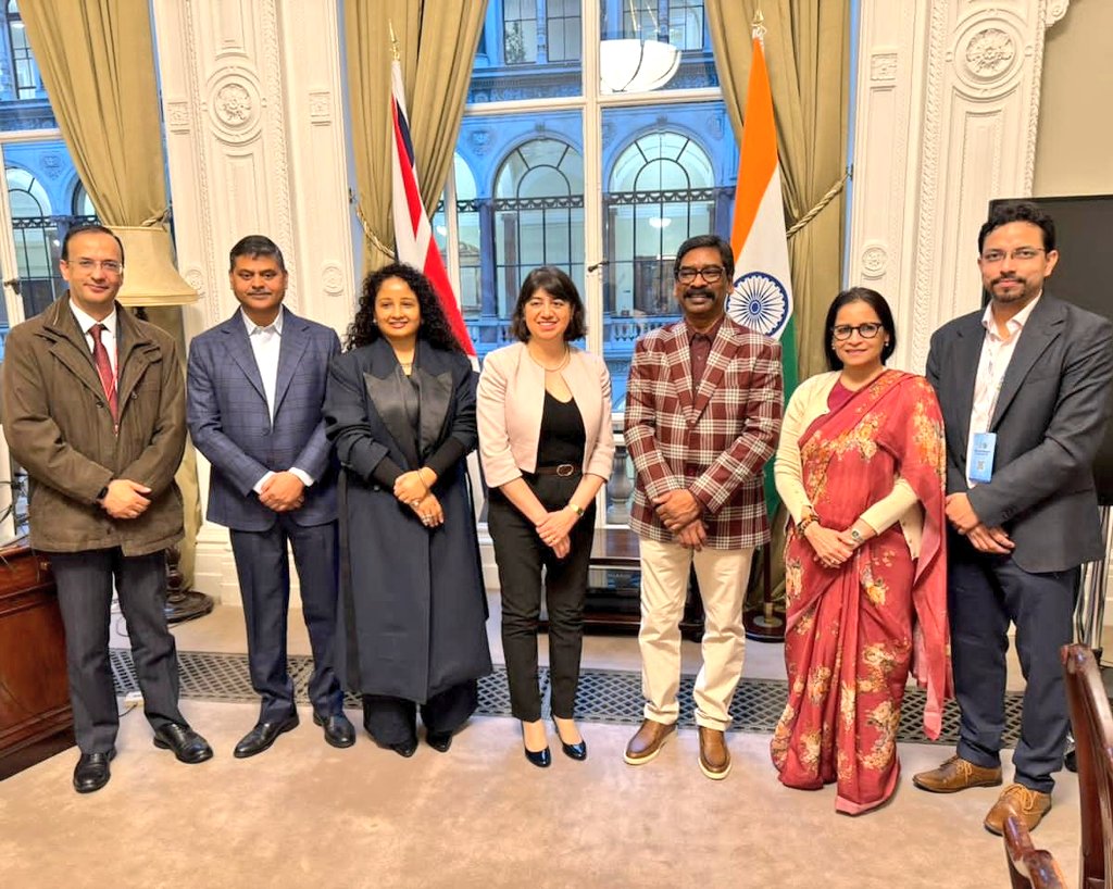 ब्रिटेन की मंत्री सीमा मल्होत्रा से मिले सीएम हेमंत सोरेन, एजुकेशन और स्किल डेवलपमेंट पर सहयोग की मांग