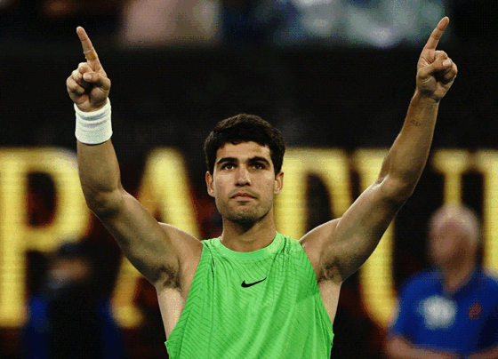 अल्काराज पहली बार ऑस्ट्रेलियन ओपन के फाइनल में:एलेक्जेंडर ज्वेरेव को हराया, जोकोविच या सिनर से होगा खिताबी मुकाबला