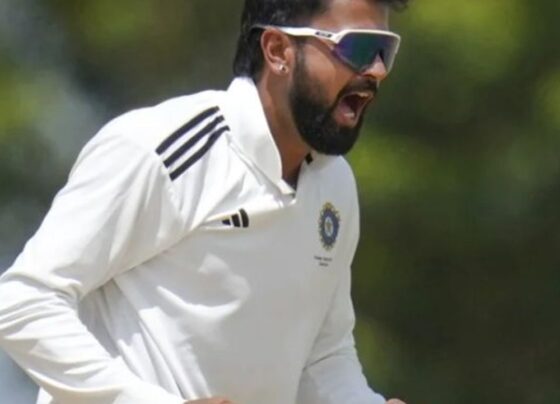 MP ने 8 बार की रणजी चैंपियन कर्नाटक को हराया:सारांश जैन प्लेयर ऑफ द मैच; सागर को 3 विकेट; डिफेंडिंग चैंपियन विदर्भ हारा