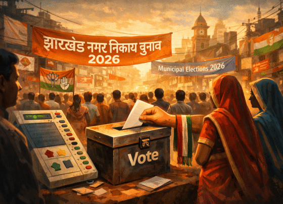 झारखंड नगर निकाय चुनाव 2026: आरक्षण से बदला सियासी खेल, कई दिग्गज मैदान से बाहर, पत्नियों के सहारे चुनावी रणनीति |