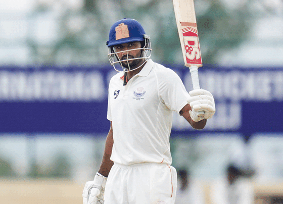 रणजी ट्रॉफी फाइनल- जम्मू-कश्मीर का स्कोर 527/6:दूसरे दिन कप्तान डोगरा, वधावन-साहिल की फिफ्टी; डोगरा और अनीश में नोंक-झोंक