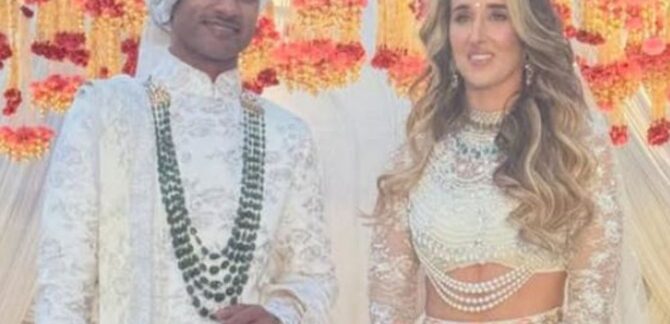 शिखर धवन ने गर्लफ्रेंड सोफी शाइन से शादी की:युजवेंद्र चहल ने बारात में डांस किया; क्रिकेटर ने 2023 में पहली पत्नी से तलाक लिया था