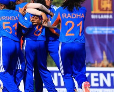 भारत ने विमेंस एशिया कप राइजिंग स्टार्स का खिताब जीता:फाइनल में बांग्लादेश को 46 रन से हराया, तेजल हसबनिस का नाबाद अर्धशतक