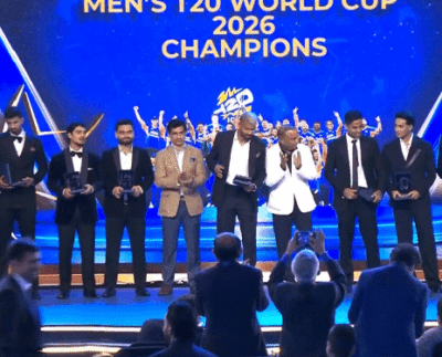 गिल-मंधाना BCCI इंटरनेशनल क्रिकेटर चुने गए:2 साल में ICC ट्रॉफी जीतने वाली पांचों टीमें सम्मानित, द्रविड़ को लाइफटाइम अचीवमेंट अवॉर्ड