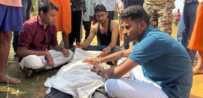 गुमला में दर्दनाक हादसा: भाजपा नेता को जंगली हाथी ने कुचलकर मार डाला, इलाके में दहशत