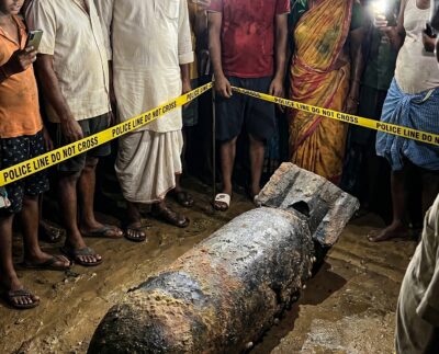 जमशेदपुर में फिर मिला द्वितीय विश्व युद्ध का जिंदा बम, स्वर्णरेखा नदी किनारे दहशत, सेना को सूचना |