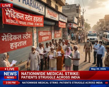20 मई को देशभर में मेडिकल दुकानों की हड़ताल, दवा संकट रोकने के लिए केंद्र सरकार अलर्ट