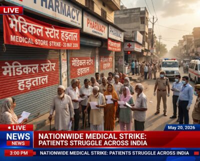 20 मई को देशभर में मेडिकल दुकानों की हड़ताल, दवा संकट रोकने के लिए केंद्र सरकार अलर्ट